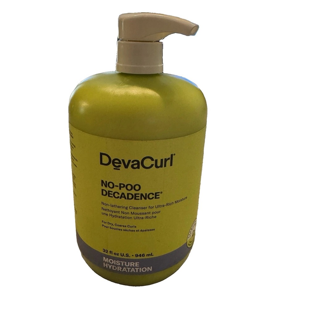 DevaCurl No-Poo Decadence Zero Lather Cleanser -MOISTURE- 32 fl oz